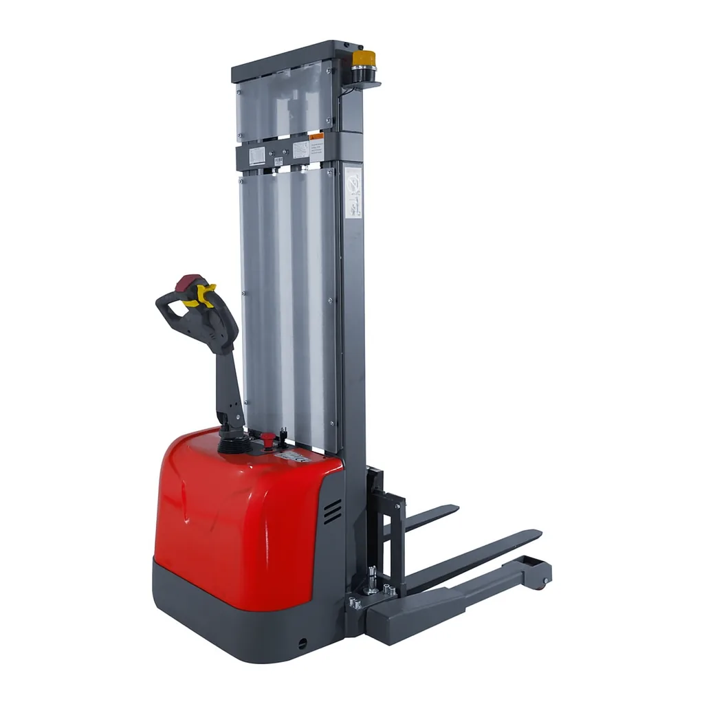 Electric warehouse stacker