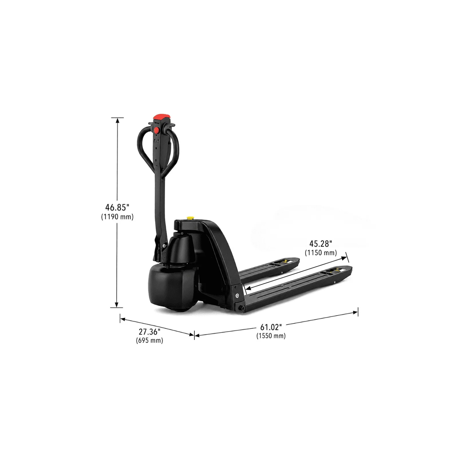 EPT15-EZ 3,300 lb Lithium-Ion Electric Pallet Jack product view 8
